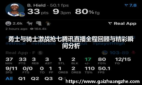 勇士与骑士激战抢七腾讯直播全程回顾与精彩瞬间分析